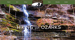 Desktop Screenshot of hikingtheozarks.com